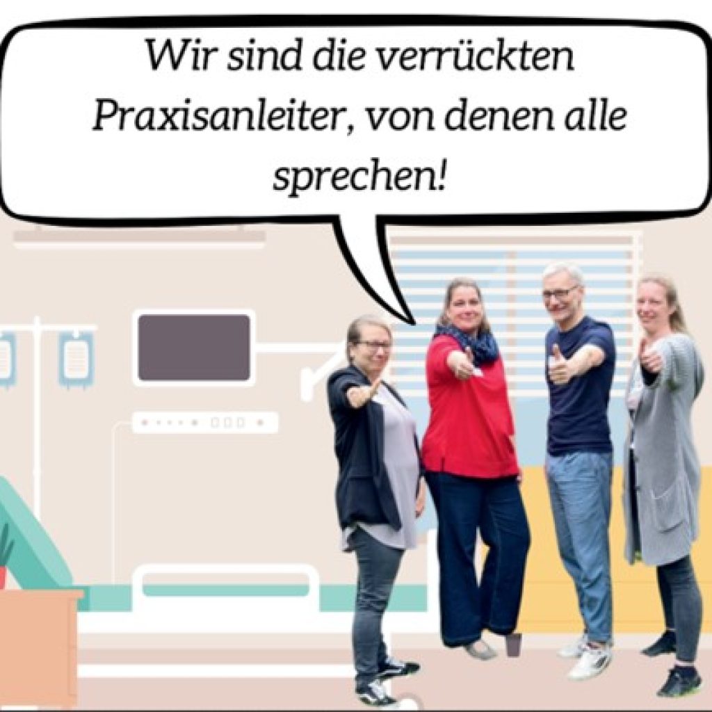 Für unsere Kurse sind noch folgende Plätze frei:  - 21.01.2025
 Gespräche führen
- 18.02.2025
 Kompetenzorientiert prüfen und beurteilen
- 11.03.2025
 Systematischer Ansatz / Ablauf- und Pflegeplanung
- 29.04.2025
 Gespräche führen
- 20.05.2025
 Kompetenzorientiert prüfen und beurteilen
- 24.06.2025
 Interkulturelle Aspekte in der Praxisanleitung  Für die Anmeldung und für nähere Informationen wenden Sie sich an:  Gabriele Oberhoff  Fachbereichsleitung Pflege
Lehrerin für Pflegeberufe  Tel: 0202 299-3723
gabriele.oberhoff@cellitinnen.de